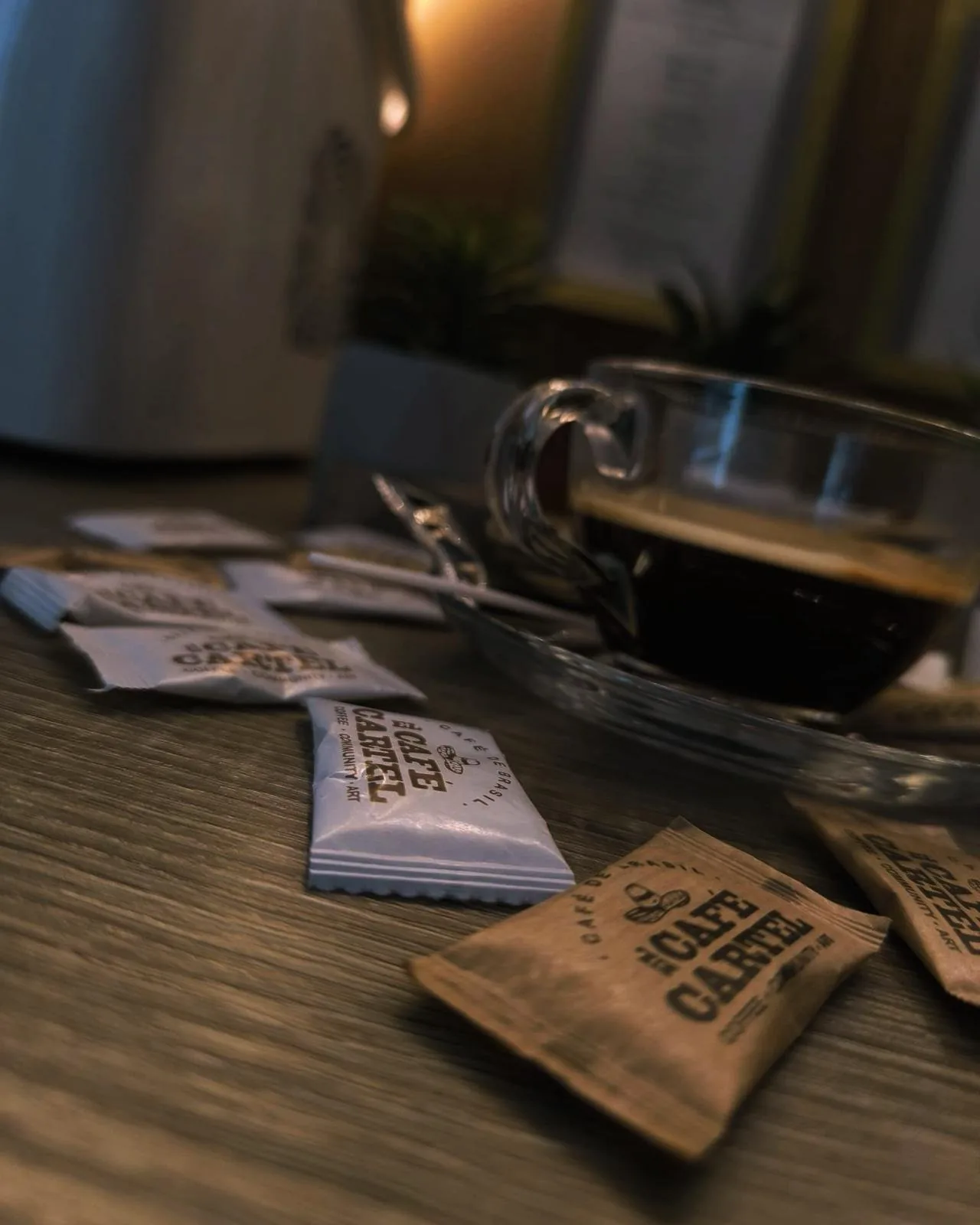 Espresso u staklenoj čaši