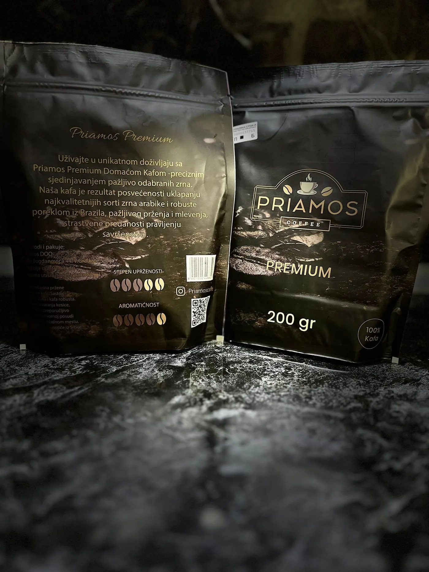 Priamos pakovanja kafe