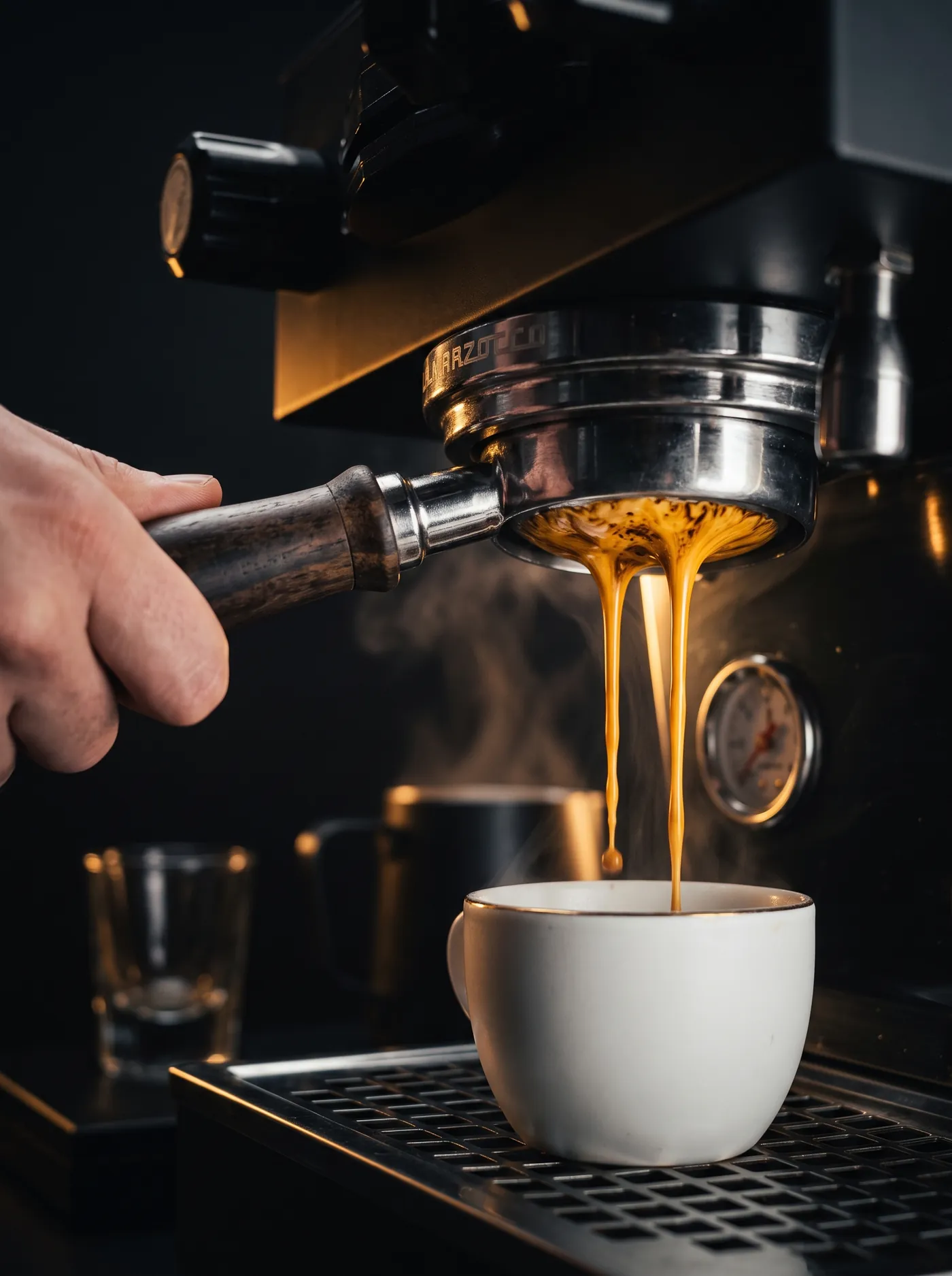 Espresso ekstrakcija — zlatna krema